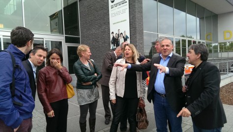 Hasselt PXL Ondernemerscap studenten met AOC